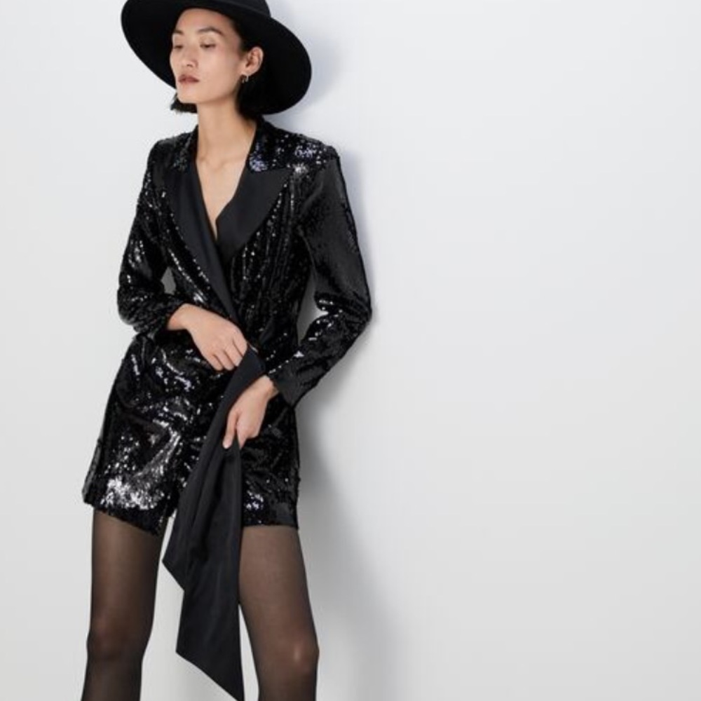 ZARA mini sequin dress